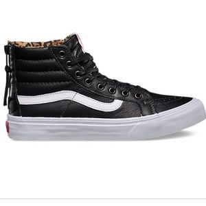 Leather Sk8-Hi Slim Women’s Vans